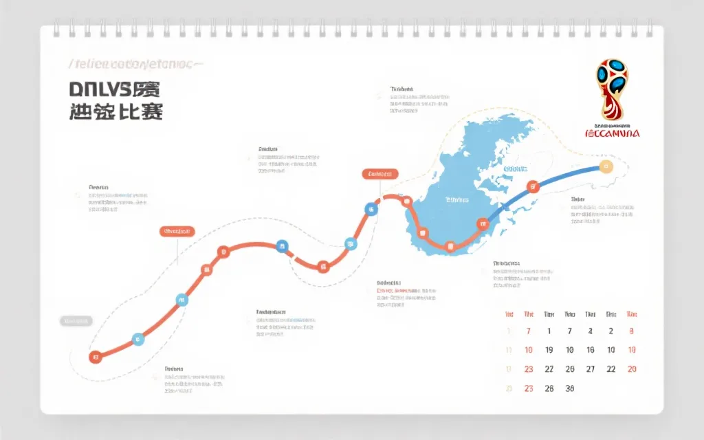 淘汰赛赛程结构示意：休息日差、飞行里程与晋级路径的关系